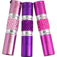 Blazing LEDz Bling Purse Assorted LED Flashlight AA Battery Cancel.