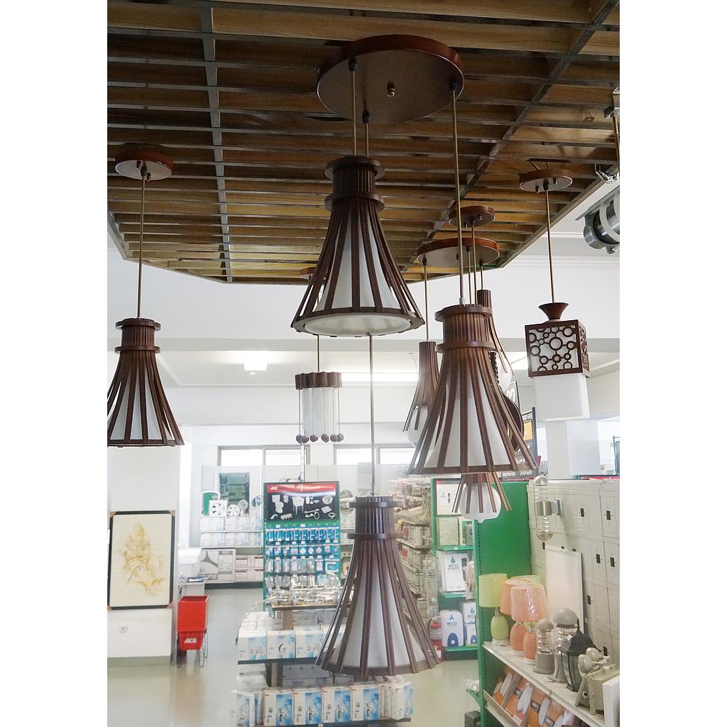 3 Gang Wooden Light Qandeel