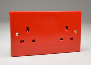 Heavy Duty Orange Socket 13Amp 220-240V 50-60