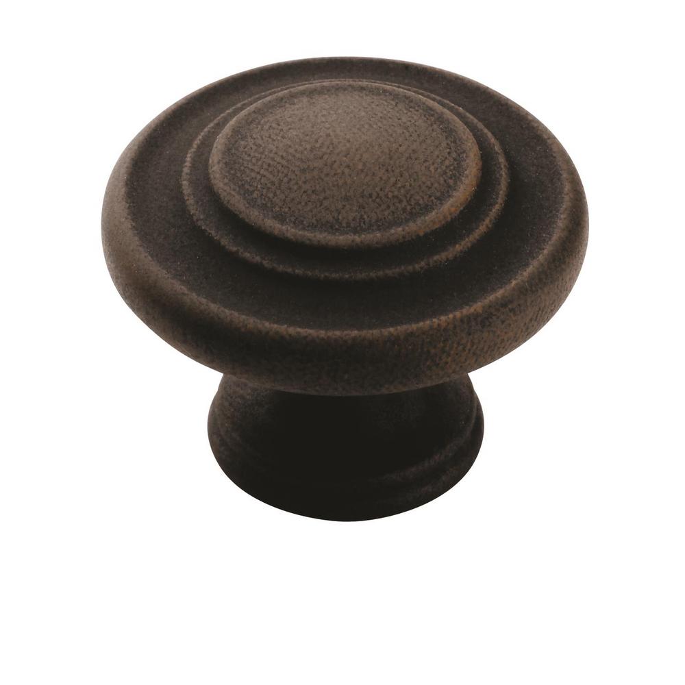 KNOB 3-RING ANT RUST