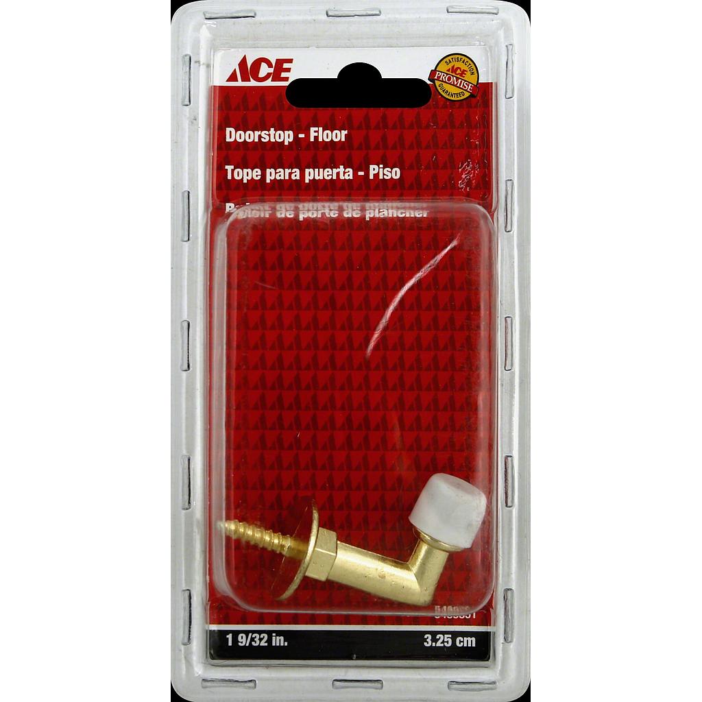 Doorstop  Floor Rigid Brass Ace