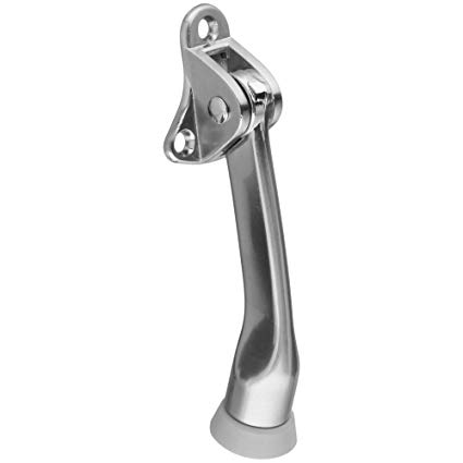 Kick Down Door Stop 4In (10.16Cm) Brass Ace
