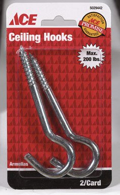 Ceiling Hook 5In (12.7Cm) Zinc Ace