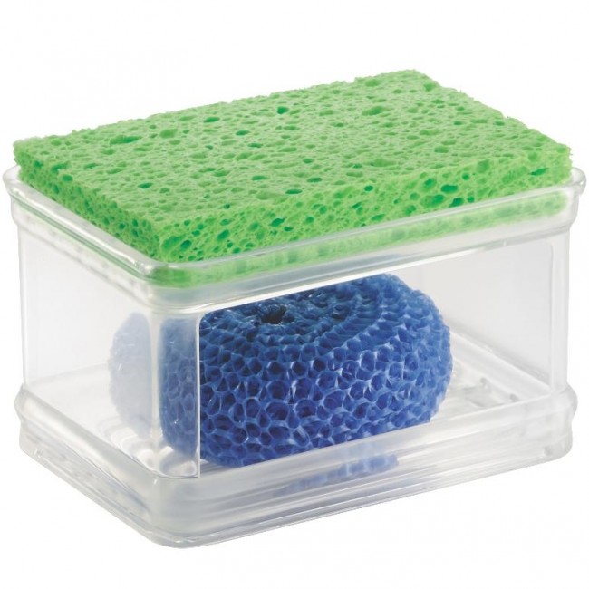 Sinkworks 2-Tier Scrub Holder Clear