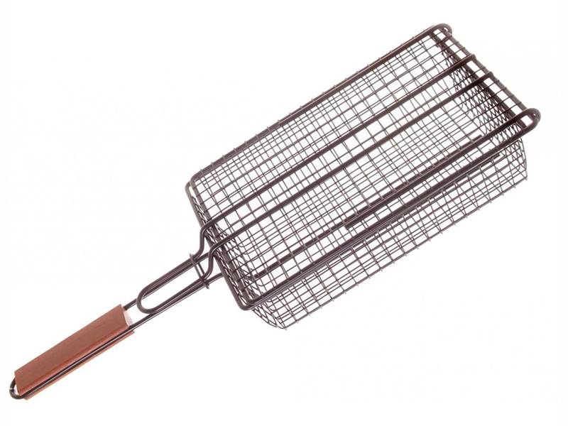 Chrome Basket With Handle.