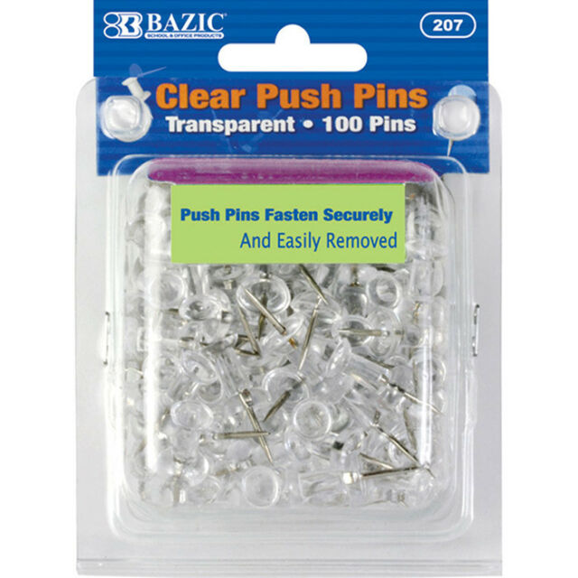 Bazic Clear Transparent Push