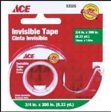 Transparent Tape 3/4N X 10Yds (19.1Mm X 9.1M)