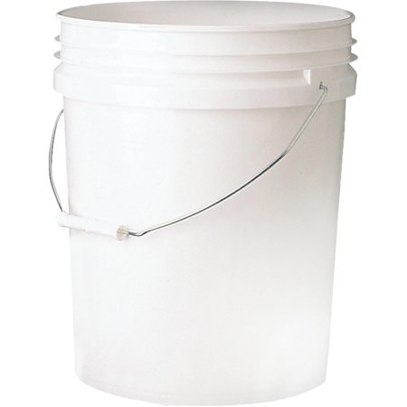 Plastic Pail 5 Gal Wht.