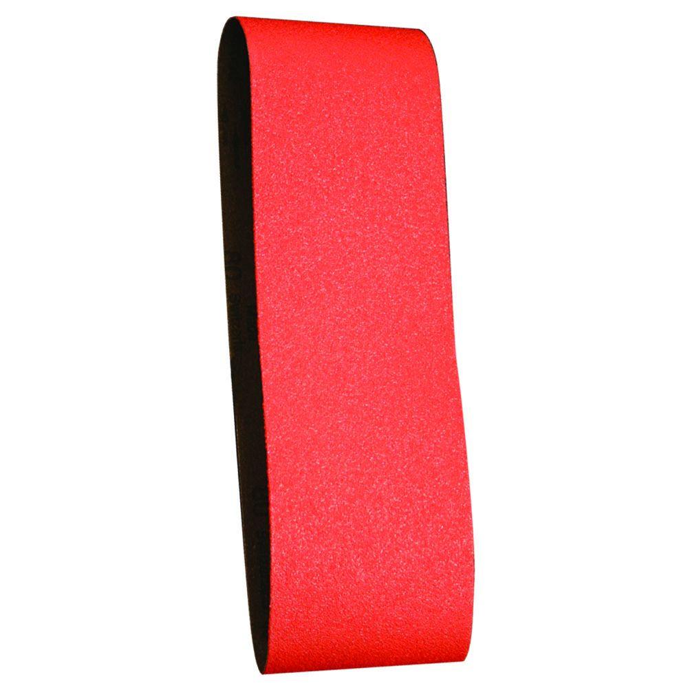 Coarse Sandpaper Belt 50 Grit 5Pcs 3In X 24In