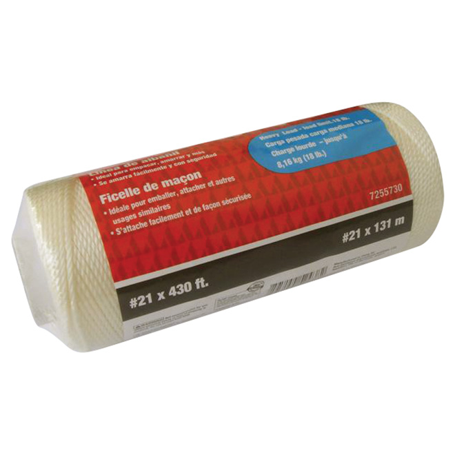 Twine Tw Nylon #21 X 430 Ft. / 131 M