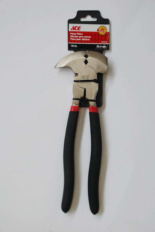 Fencing Pliers 10In (25Cm) Vinyl Grip Ace Cancel
