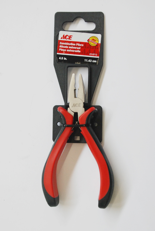 Lineman Pliers 4In (10Cm) Tpr Grip Ace Cancel