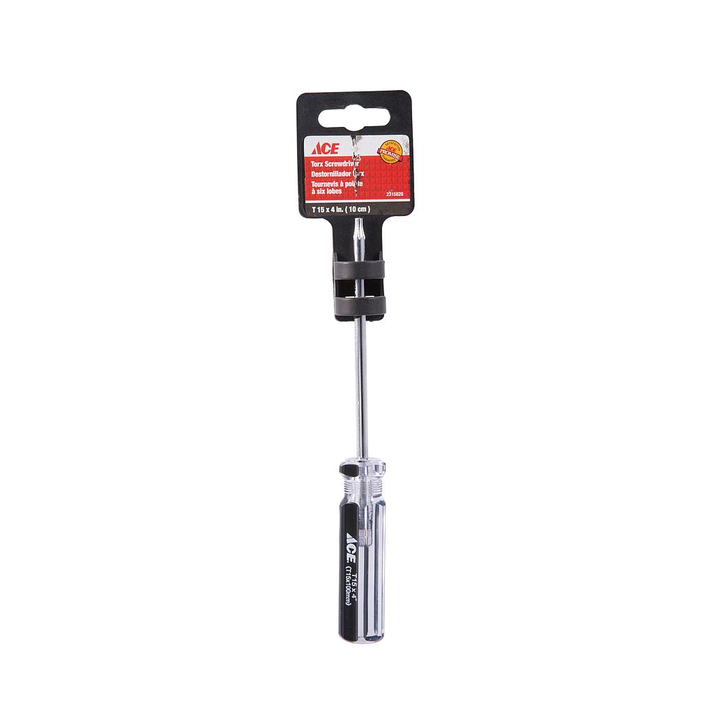 Torx Screwdriver T15 X 4 In (T15 X 10Cm) Ace