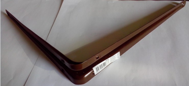 Shelf Bracket 12In X 14In (30.5Cm X 35.6Cm) Steel Brown Ace