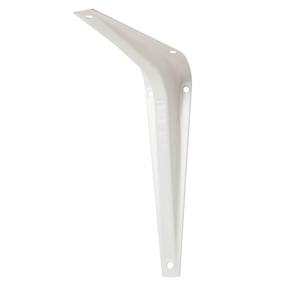 Shelf Bracket 4In X 5In (10.2Cm X 12.7Cm) Steel White Ace