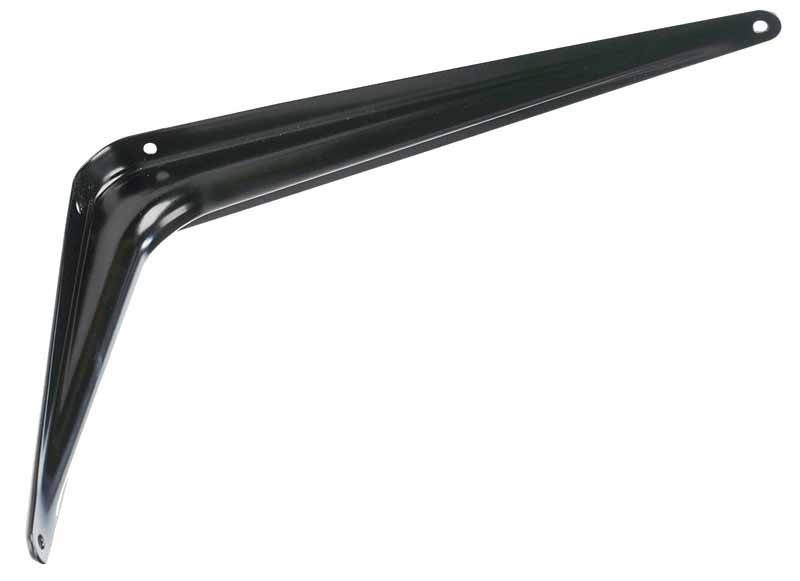 Shelf Bracket 8In X 10In (20.3Cm X 25.4Cm) Steel Black Ace