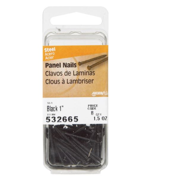 Hillman 1 in. Panel Steel Nail Large