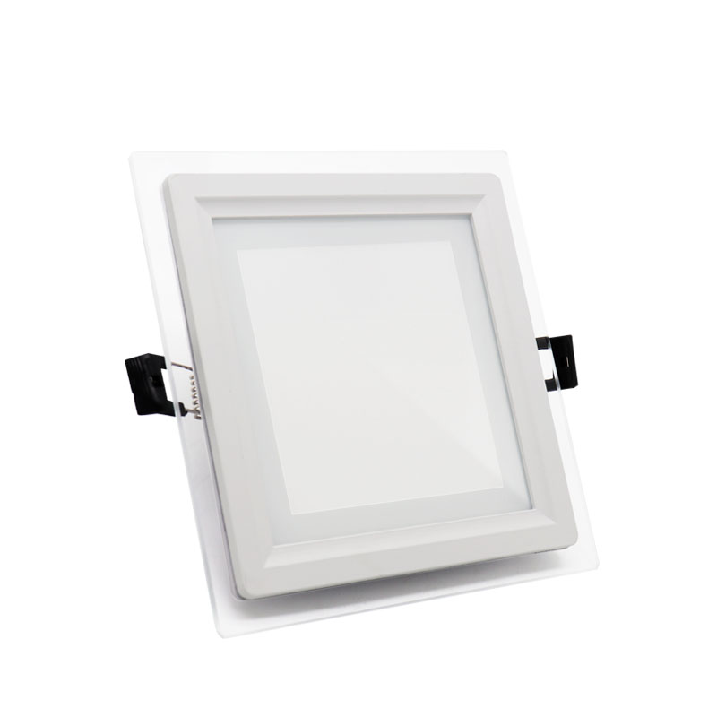 Round Halogen Inlet Glass White 12W