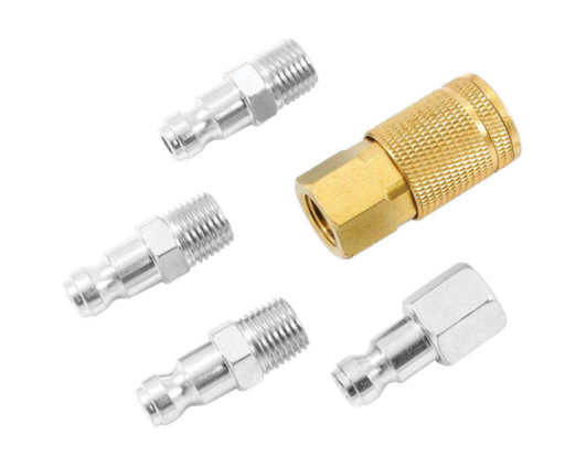 TRU-FLATE CPLR+PLG ST 5P                