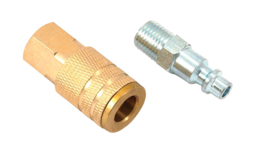 PLUG+CPL 1/4"M 1/4"F I/M                