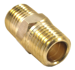 HOSE COUPLING 1/4&quot;M BRSS                