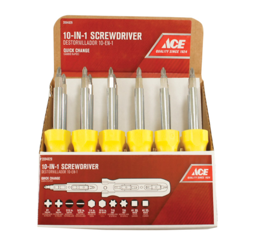 SCREWDRIVER 10IN1 ACE                   