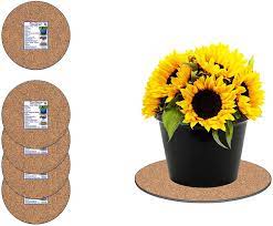 PLANT MAT CORK 4"D