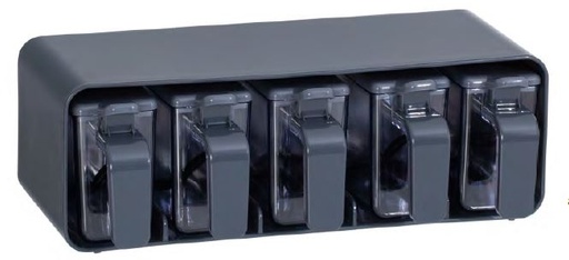 5 Piece Spice Set-Grey-PVC