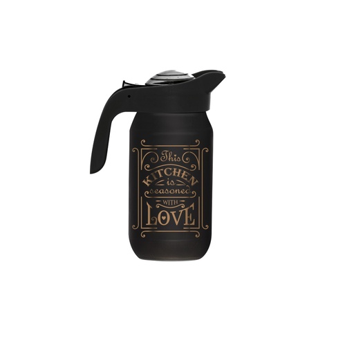 1000 cc Decorated Jug-Mat Black