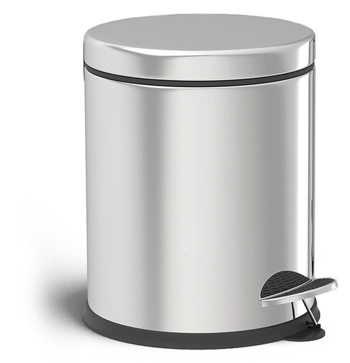 TRASH CANS PEDAL BIN CHROME 20 LITER