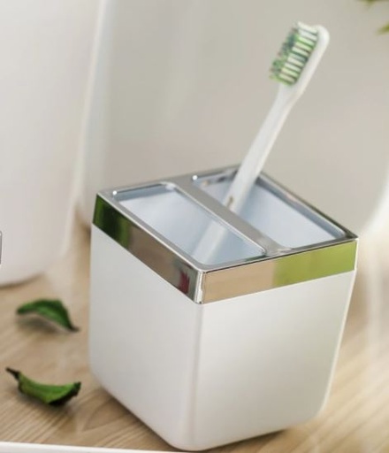 TOSKANA TOOTHBRUSH HOLDER - WHITE G