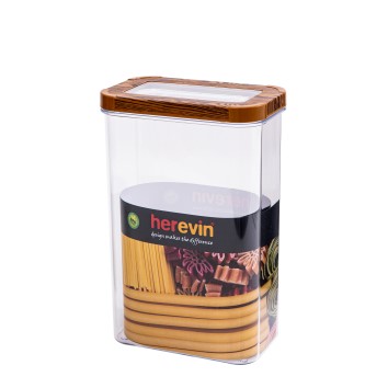 2,5 lt Storage Canister-Wooden Marble