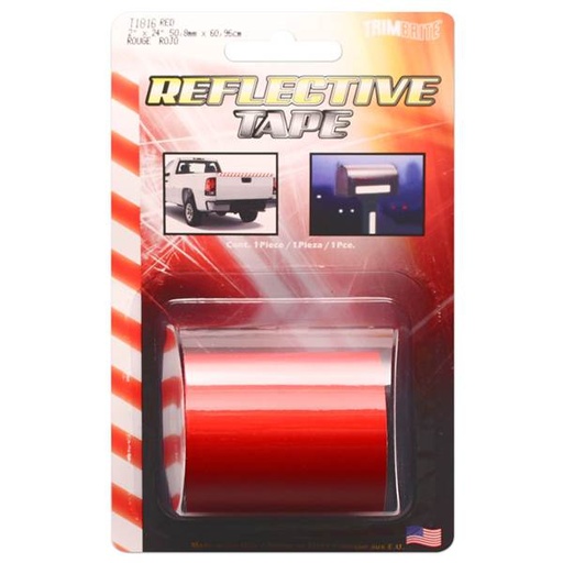 Tape Reflect 2"X24" Red