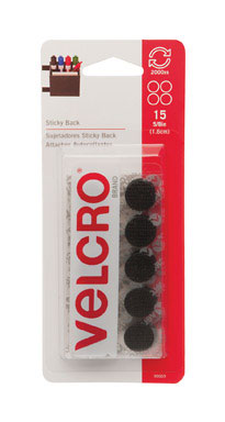 Velcro Coin Blk 5-8Set15
