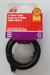 S VIDEO CABLE 6FT (182.88CM) ACE.