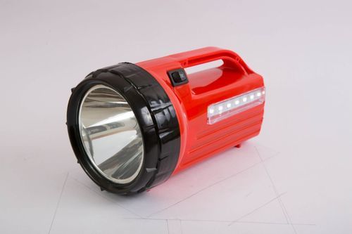 6 Led Rechargeable Flashlight Plastic Ace