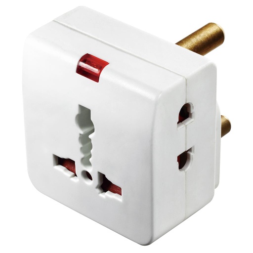 3 Way Multi Format Adaptor 220V 240V 50Hz British Plug Ace