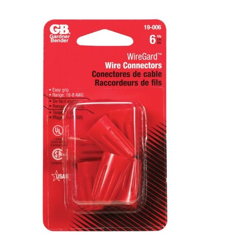 Conn Wire 12-14 Red Cd6.