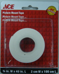 Mirror Tape Mounting 1.91Cm X 1.02M (.75In X 40In) Ace