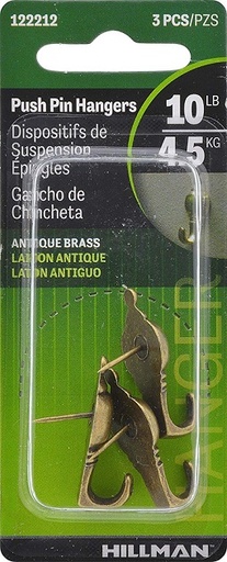 Push Pin Brass 10Lb Cd4