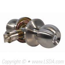 Doorlock Entry Tubular Ball Knob Antique Bras