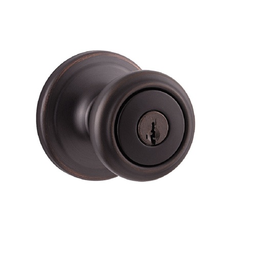 Kwikset Cameron Venetian Bronze Entry Lockset ANSI/BHMA Grade 2 KW1 1-3/4 in