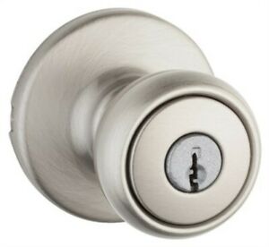Kwikset Tylo Satin Nickel Steel Entry Lockset 3 Non-Handed