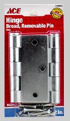 Hinge Broad 3 1-2In(8.89Cm) Zinc Ace