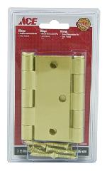 Hinge Broad 3 1-2In (8.89Cm) Brass Plated Ace