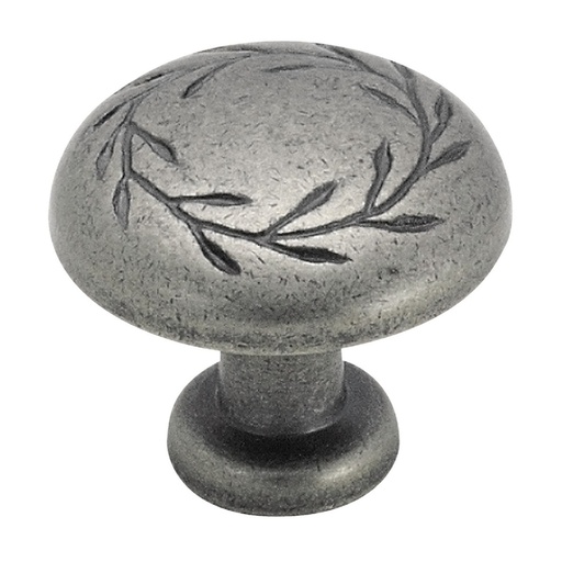 KNOB LEAF WEATHERED NCKL