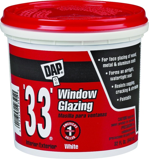 Glazing Cmpd 33 Wht Qt