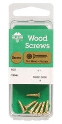 Hillman No. 6 x 1 in. L Phillips Wood Screws 10 pk