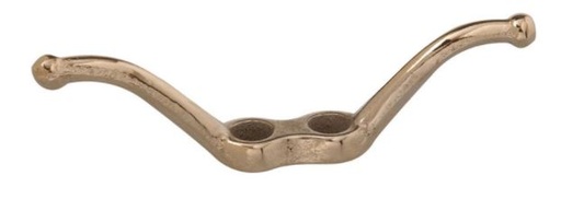 Campbell Chain Nickel-Plated Nickel Rope Cleat 6 in. L