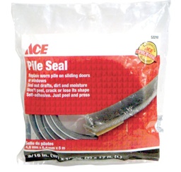 Storm Dr Weatherstrip Gray 5.2M (17Ft) Ace Cancel